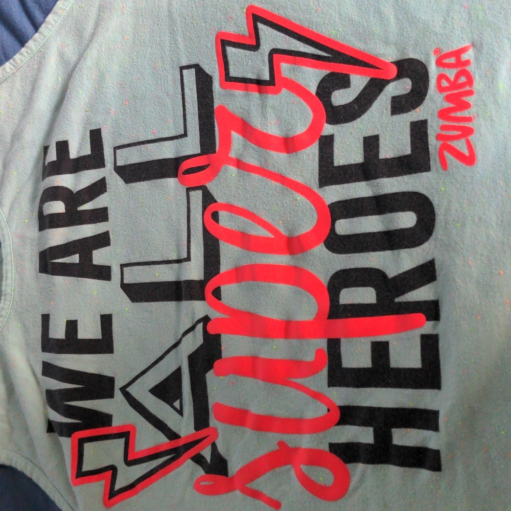 We Are All Super Heroes - Zumba Fitness Tank